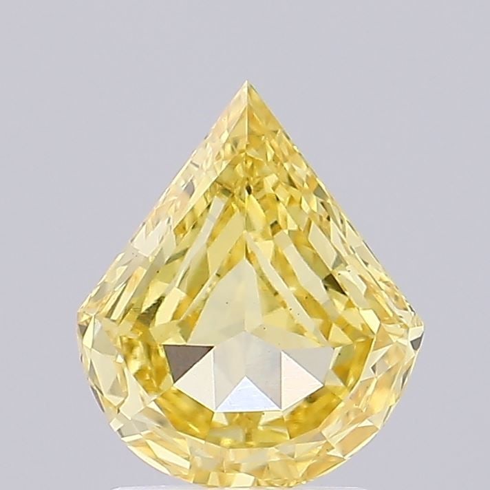 Loose Diamond - OTHER 1.44ct Fancy Vivid Yellow VS1: Loose Diamond - OTHER 1.44ct Fancy Vivid Yellow VS1 Source: This is a real non-mined Diamond that has been grown in a lab Shape: OTHER Carats: 1.44 Color: Fancy Vivid Yellow Certification: NONE