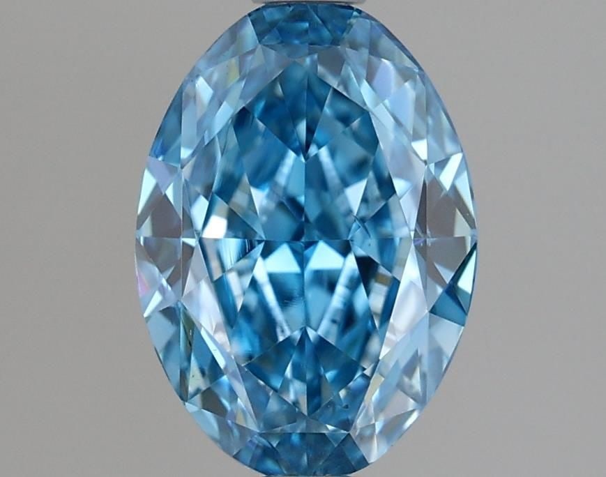 Loose Diamond - OVAL 1.32ct Fancy Vivid Blue SI1: Loose Diamond - OVAL 1.32ct Fancy Vivid Blue SI1 Source: This is a real non-mined Diamond that has been grown in a lab Shape: OVAL Carats: 1.32 Color: Fancy Vivid Blue Certification: IGI Video: Video