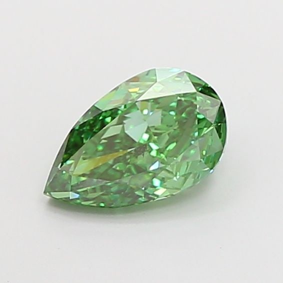 Loose Diamond - PEAR 1.0ct Fancy Vivid Green VS2: Loose Diamond - PEAR 1.0ct Fancy Vivid Green VS2 Source: This is a real non-mined Diamond that has been grown in a lab Shape: PEAR Carats: 1.0 Color: Fancy Vivid Green Certification: IGI Video: