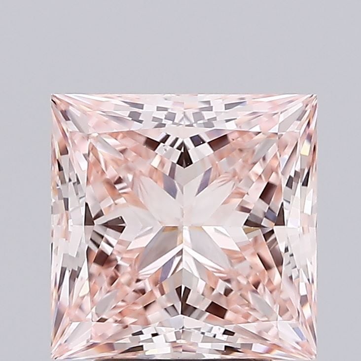 Loose Diamond - PRINCESS 3.6ct Fancy Intense Pink VS1: Loose Diamond - PRINCESS 3.6ct Fancy Intense Pink VS1 Source: This is a real non-mined Diamond that has been grown in a lab Shape: PRINCESS Carats: 3.6 Color: Fancy Intense Pink Certification: IGI Vid