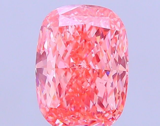 Loose Diamond - CUSHION MODIFIED 4.05ct Fancy Vivid Pink VS2: Loose Diamond - CUSHION MODIFIED 4.05ct Fancy Vivid Pink VS2 Source: This is a real non-mined Diamond that has been grown in a lab Shape: CUSHION MODIFIED Carats: 4.05 Color: Fancy Vivid Pink Certific