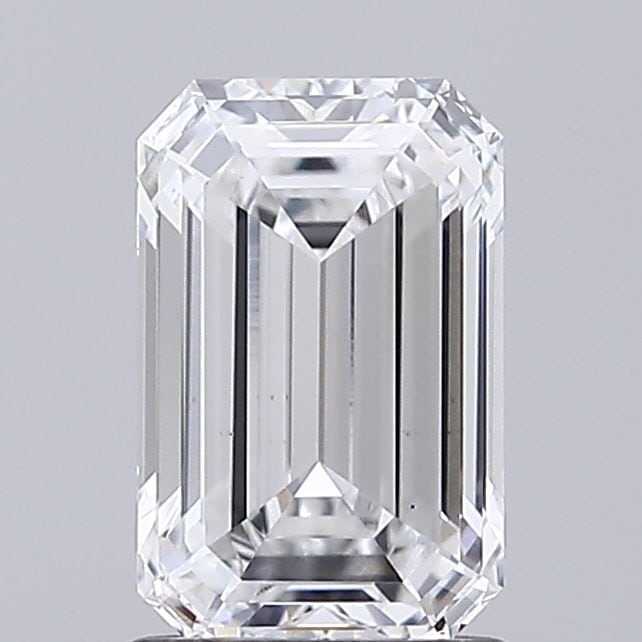 Loose Diamond - EMERALD 1.48ct D VS1: Loose Diamond - EMERALD 1.48ct D VS1 Source: This is a real non-mined Diamond that has been grown in a lab Shape: EMERALD Carats: 1.48 Color: D Clarity: VS1 Certification: IGI Video: