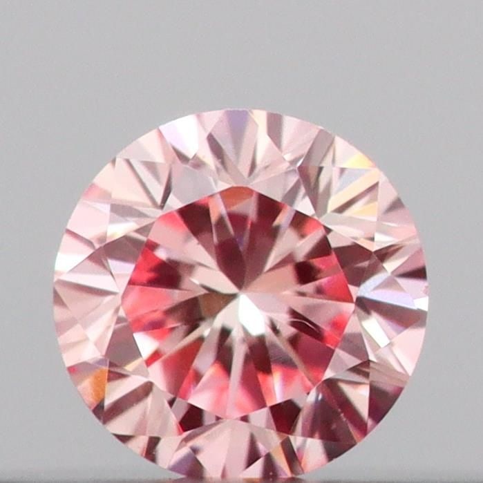 Loose Diamond - ROUND 0.12ct Fancy Intense Pink VS1: Loose Diamond - ROUND 0.12ct Fancy Intense Pink VS1 Source: This is a real non-mined Diamond that has been grown in a lab Shape: ROUND Carats: 0.12 Color: Fancy Intense Pink Certification: IGI Video: