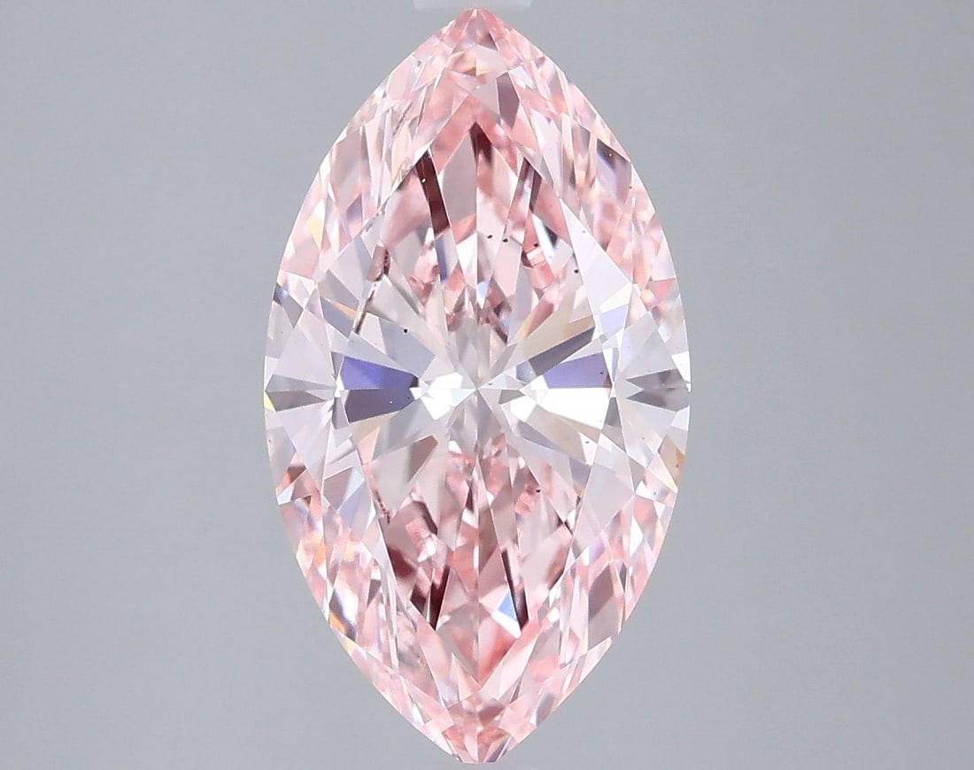 Loose Diamond - MARQUISE 3.0ct Fancy Vivid Pink VS2: Loose Diamond - MARQUISE 3.0ct Fancy Vivid Pink VS2 Source: This is a real non-mined Diamond that has been grown in a lab Shape: MARQUISE Carats: 3.0 Color: Fancy Vivid Pink Certification: IGI Video: