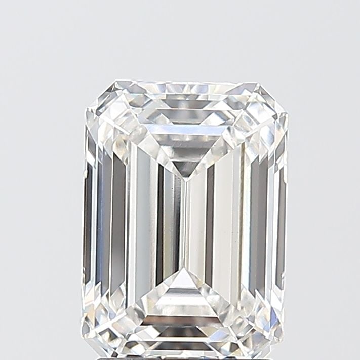 Loose Diamond - EMERALD 2.09ct F VS1: Loose Diamond - EMERALD 2.09ct F VS1 Source: This is a real non-mined Diamond that has been grown in a lab Shape: EMERALD Carats: 2.09 Color: F Clarity: VS1 Certification: IGI Video: