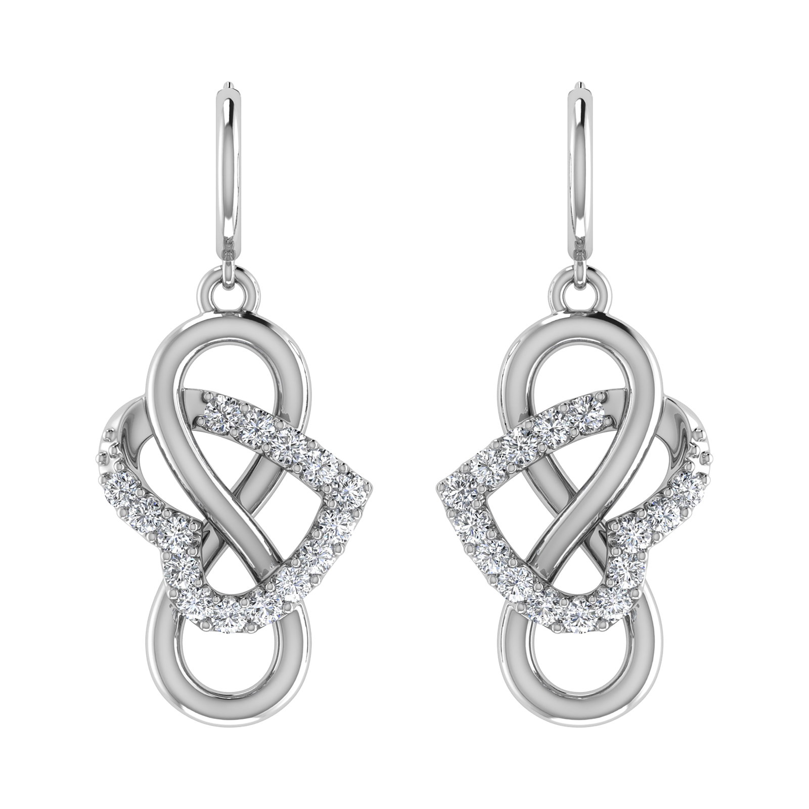 Diamond 1/4 Ct.Tw. Danglers Earrings in 10K White Gold: Diamond 1/4 Ct.Tw. Danglers Earrings in 10K White Gold 10k White Gold Stone Color: G-h Stone Clarity: I1 This item may take 2-5 weeks for shipping. The Diamond Depot Guarantee: All items in this aucti