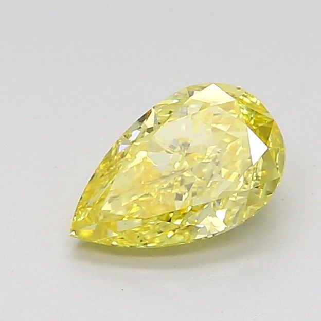 Loose Diamond - PEAR 0.86ct Fancy Intense Yellow VS1: Loose Diamond - PEAR 0.86ct Fancy Intense Yellow VS1 Source: This is a real non-mined Diamond that has been grown in a lab Shape: PEAR Carats: 0.86 Color: Fancy Intense Yellow Certification: IGI