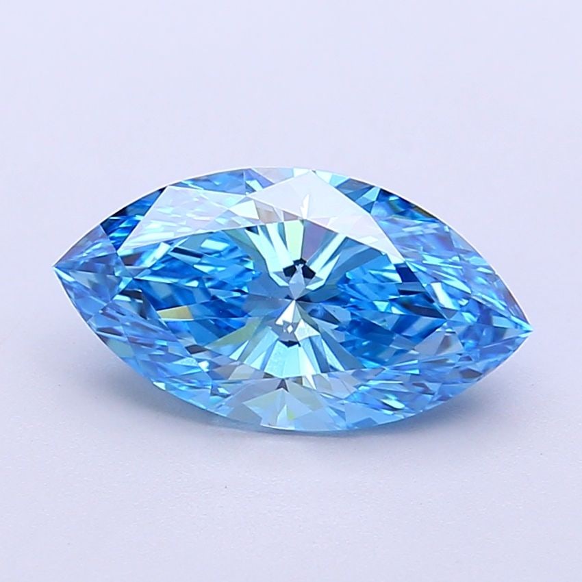 Loose Diamond - MARQUISE 2.01ct Fancy Vivid Blue VS2: Loose Diamond - MARQUISE 2.01ct Fancy Vivid Blue VS2 Source: This is a real non-mined Diamond that has been grown in a lab Shape: MARQUISE Carats: 2.01 Color: Fancy Vivid Blue Certification: IGI