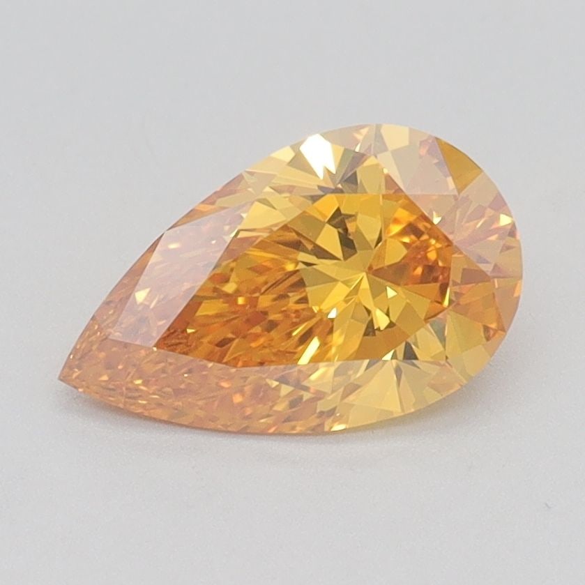 Loose Diamond - PEAR 1.0ct Fancy Vivid Yellow VS2: Loose Diamond - PEAR 1.0ct Fancy Vivid Yellow VS2 Source: This is a real non-mined Diamond that has been grown in a lab Shape: PEAR Carats: 1.0 Color: Fancy Vivid Yellow Certification: IGI Video: