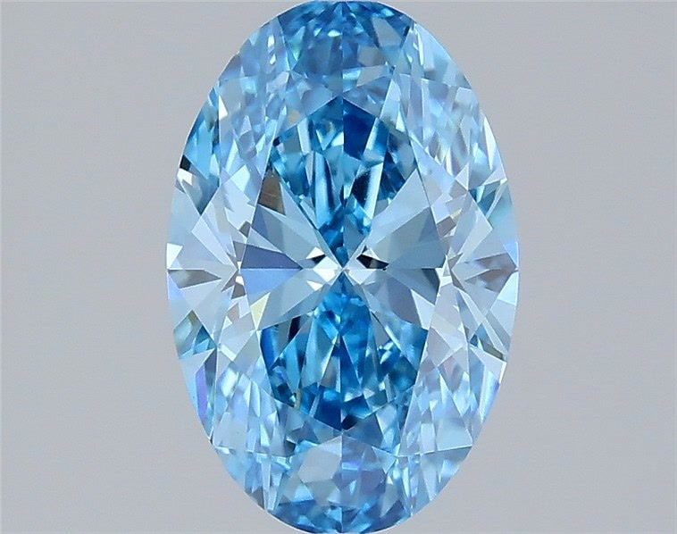 Loose Diamond - OVAL 1.55ct Fancy Vivid Blue VS1: Loose Diamond - OVAL 1.55ct Fancy Vivid Blue VS1 Source: This is a real non-mined Diamond that has been grown in a lab Shape: OVAL Carats: 1.55 Color: Fancy Vivid Blue Certification: IGI Video: