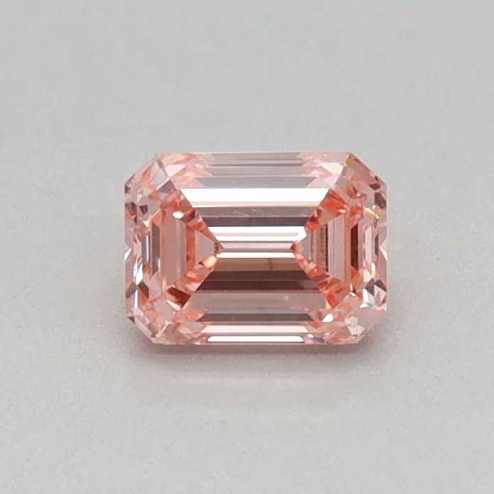 Loose Diamond - EMERALD 0.3ct Fancy Vivid Pink VS2 (1 of 1)