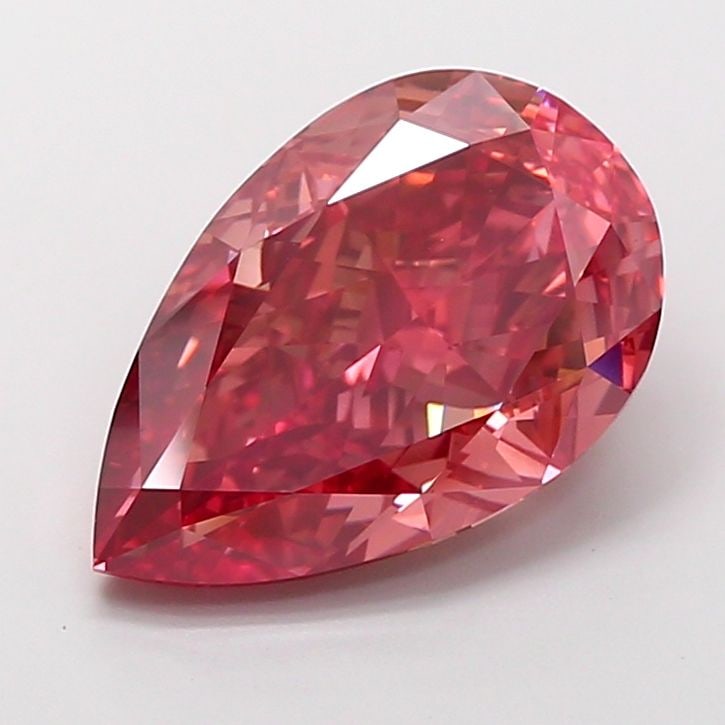 Loose Diamond - PEAR 7.04ct Fancy Vivid Brown Pink VS1: Loose Diamond - PEAR 7.04ct Fancy Vivid Brown Pink VS1 Source: This is a real non-mined Diamond that has been grown in a lab Shape: PEAR Carats: 7.04 Color: Fancy Vivid Brown Pink Certification: IGI V