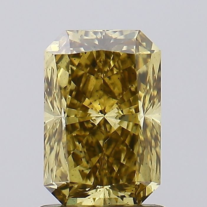Loose Diamond - RADIANT 1.2ct Fancy Gray Yellow SI1: Loose Diamond - RADIANT 1.2ct Fancy Gray Yellow SI1 Source: This is a real non-mined Diamond that has been grown in a lab Shape: RADIANT Carats: 1.2 Color: Fancy Gray Yellow Certification: IGI Video: