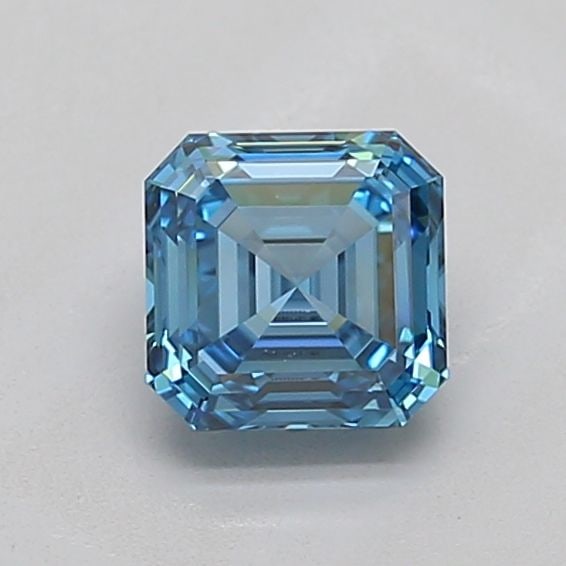 Loose Diamond - ASSCHER 1.08ct Fancy Vivid Blue VVS2: Loose Diamond - ASSCHER 1.08ct Fancy Vivid Blue VVS2 Source: This is a real non-mined Diamond that has been grown in a lab Shape: ASSCHER Carats: 1.08 Color: Fancy Vivid Blue Certification: IGI