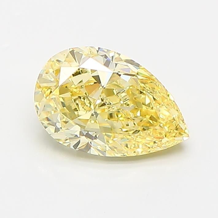 Loose Diamond - PEAR 1.09ct Fancy Intense Yellow VS1: Loose Diamond - PEAR 1.09ct Fancy Intense Yellow VS1 Source: This is a real non-mined Diamond that has been grown in a lab Shape: PEAR Carats: 1.09 Color: Fancy Intense Yellow Certification: IGI Video
