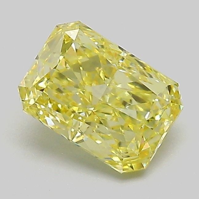 Loose Diamond - RADIANT 1.05ct Fancy Intense Yellow VS1: Loose Diamond - RADIANT 1.05ct Fancy Intense Yellow VS1 Source: This is a real non-mined Diamond that has been grown in a lab Shape: RADIANT Carats: 1.05 Color: Fancy Intense Yellow Certification: IGI