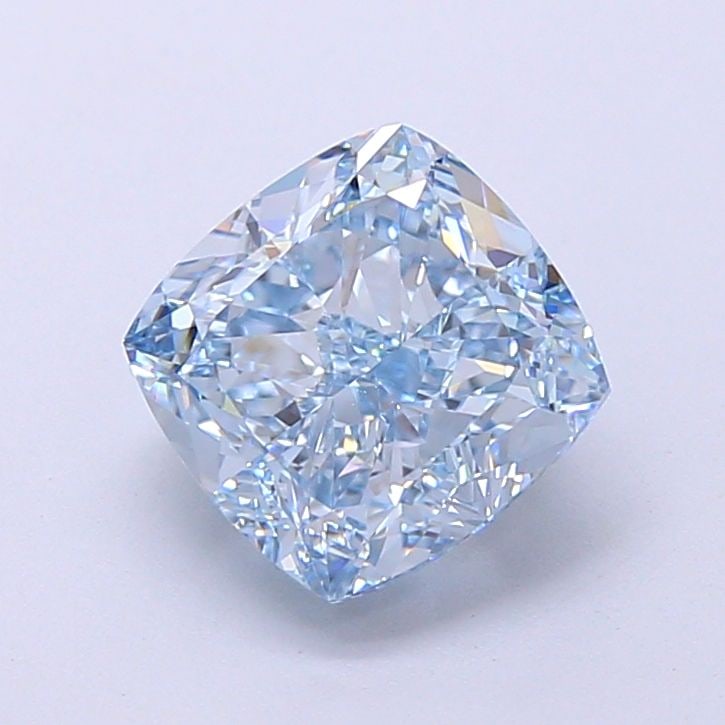 Loose Diamond - CUSHION MODIFIED 2.85ct Fancy Vivid Blue VS1 (1 of 1)