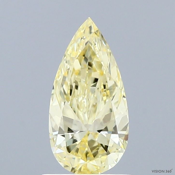 Loose Diamond - PEAR 0.93ct Fancy Yellow VS1: Loose Diamond - PEAR 0.93ct Fancy Yellow VS1 Source: This is a real non-mined Diamond that has been grown in a lab Shape: PEAR Carats: 0.93 Color: Fancy Yellow Certification: IGI The Diamond Depot Gua