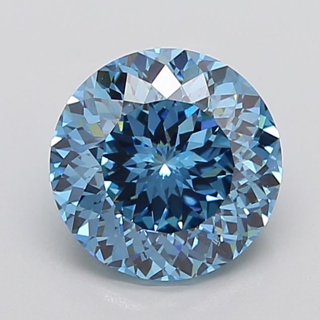 Loose Diamond - ROUND 3.65ct Fancy Intense Blue VS1: Loose Diamond - ROUND 3.65ct Fancy Intense Blue VS1 Source: This is a real non-mined Diamond that has been grown in a lab Shape: ROUND Carats: 3.65 Color: Fancy Intense Blue Certification: IGI The