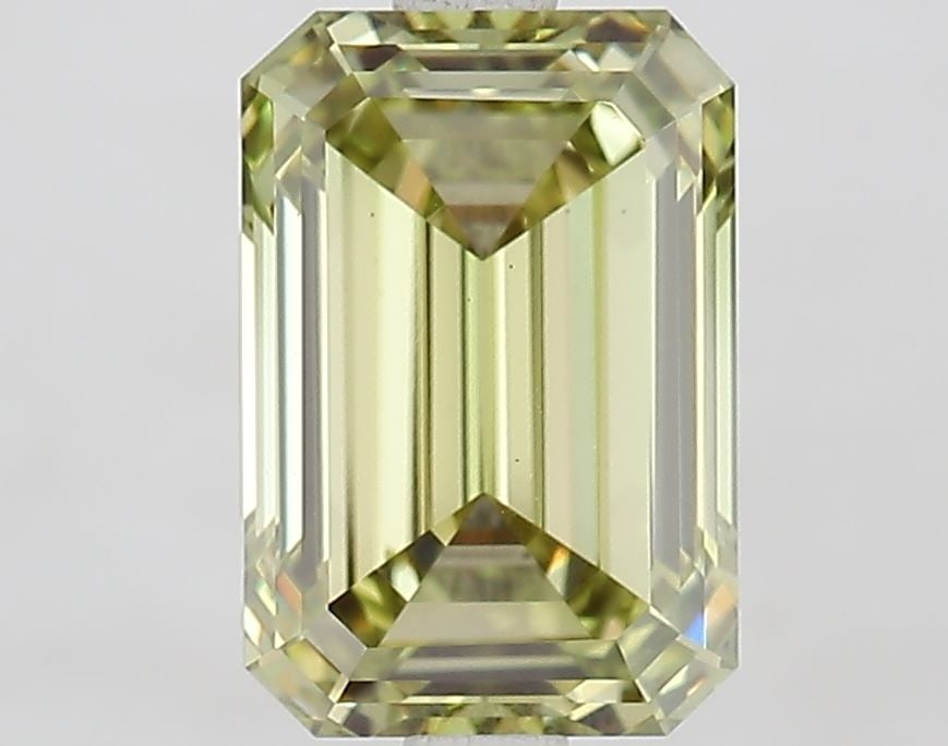 Loose Diamond - EMERALD 3.0ct Fancy Vivid Green VS1 (1 of 1)