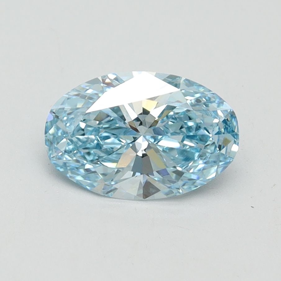 Loose Diamond - OVAL 1.01ct Fancy Vivid Blue VS1: Loose Diamond - OVAL 1.01ct Fancy Vivid Blue VS1 Source: This is a real non-mined Diamond that has been grown in a lab Shape: OVAL Carats: 1.01 Color: Fancy Vivid Blue Certification: IGI Video: Video