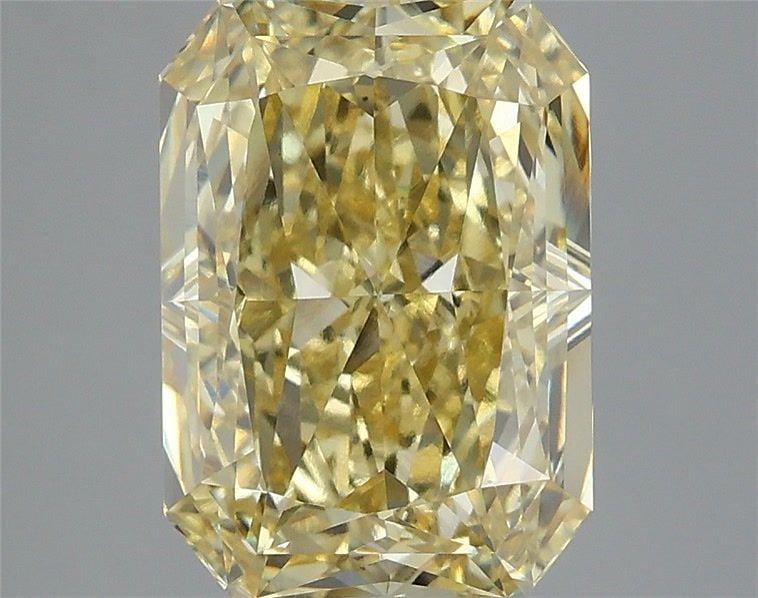 Loose Diamond - RADIANT 4.09ct Fancy Intense Yellow VS1: Loose Diamond - RADIANT 4.09ct Fancy Intense Yellow VS1 Source: This is a real non-mined Diamond that has been grown in a lab Shape: RADIANT Carats: 4.09 Color: Fancy Intense Yellow Certification: IGI