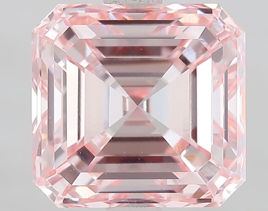 Loose Diamond - ASSCHER 3.0ct Fancy Intense Pink VS1: Loose Diamond - ASSCHER 3.0ct Fancy Intense Pink VS1 Source: This is a real non-mined Diamond that has been grown in a lab Shape: ASSCHER Carats: 3.0 Color: Fancy Intense Pink Certification: IGI Video