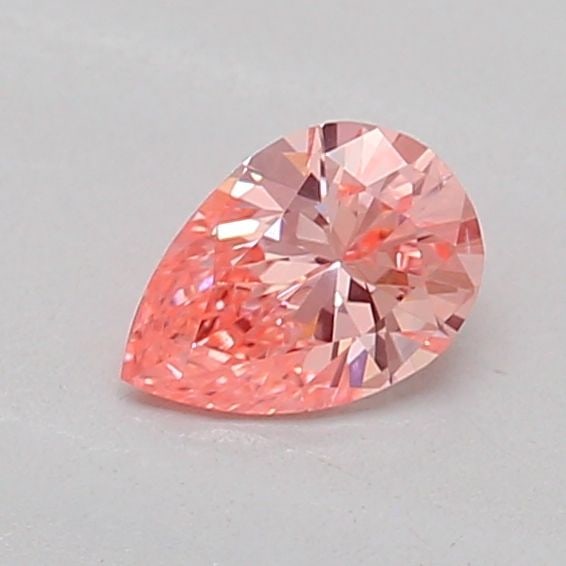 Loose Diamond - PEAR 0.24ct Fancy Vivid Pink VS2: Loose Diamond - PEAR 0.24ct Fancy Vivid Pink VS2 Source: This is a real non-mined Diamond that has been grown in a lab Shape: PEAR Carats: 0.24 Color: Fancy Vivid Pink Certification: IGI The Diamond D