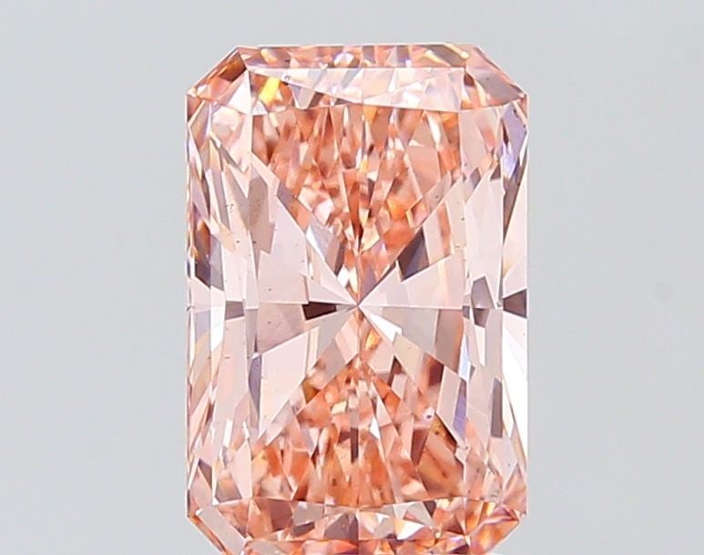 Loose Diamond - RADIANT 3.09ct Fancy Vivid Pink VS2: Loose Diamond - RADIANT 3.09ct Fancy Vivid Pink VS2 Source: This is a real non-mined Diamond that has been grown in a lab Shape: RADIANT Carats: 3.09 Color: Fancy Vivid Pink Certification: IGI The