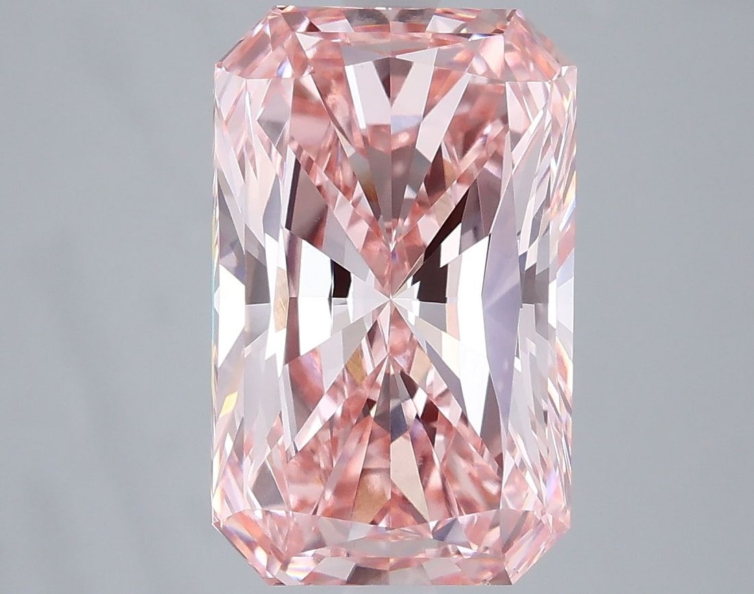 Loose Diamond - RADIANT 5.03ct Fancy Vivid Pink VS1 (1 of 1)