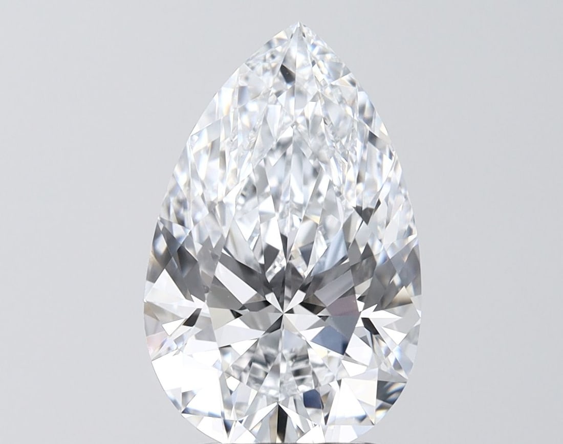Loose Diamond - PEAR 3.56ct D IF: Loose Diamond - PEAR 3.56ct D IF Source: This is a real non-mined Diamond that has been grown in a lab Shape: PEAR Carats: 3.56 Color: D Clarity: IF Certification: IGI The Diamond Depot Guarantee: All