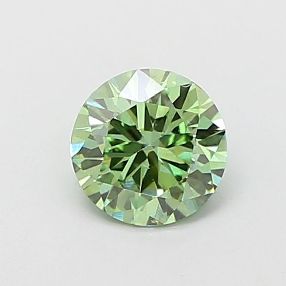Loose Diamond - ROUND 0.54ct Fancy Vivid Green VS2: Loose Diamond - ROUND 0.54ct Fancy Vivid Green VS2 Source: This is a real non-mined Diamond that has been grown in a lab Shape: ROUND Carats: 0.54 Color: Fancy Vivid Green Certification: IGI Video: