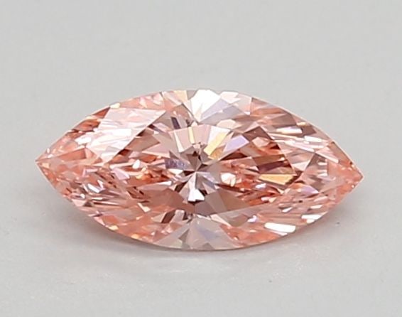 Loose Diamond - MARQUISE 0.36ct Fancy Vivid Pink VVS2: Loose Diamond - MARQUISE 0.36ct Fancy Vivid Pink VVS2 Source: This is a real non-mined Diamond that has been grown in a lab Shape: MARQUISE Carats: 0.36 Color: Fancy Vivid Pink Certification: IGI
