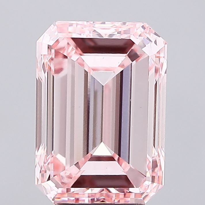Loose Diamond - EMERALD 5.51ct Fancy Intense Pink VS1 (1 of 1)