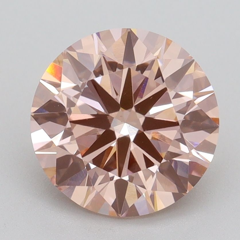 Ideal Loose Diamond - ROUND 2.6ct Fancy Intense Pink VS1 (1 of 1)