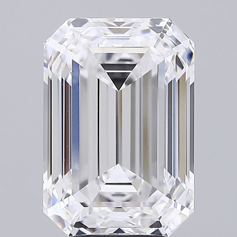 Loose Diamond - EMERALD 6.03ct E VVS2: Loose Diamond - EMERALD 6.03ct E VVS2 Source: This is a real non-mined Diamond that has been grown in a lab Shape: EMERALD Carats: 6.03 Color: E Clarity: VVS2 Certification: GIA The Diamond Depot Guar