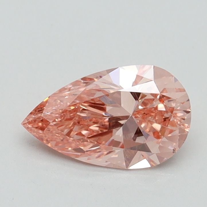 Loose Diamond - PEAR 0.7ct Fancy Intense Pink VS1: Loose Diamond - PEAR 0.7ct Fancy Intense Pink VS1 Source: This is a real non-mined Diamond that has been grown in a lab Shape: PEAR Carats: 0.7 Color: Fancy Intense Pink Certification: IGI Video: