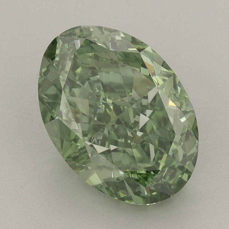 Loose Diamond - OVAL 3.49ct Fancy Vivid Green VS2: Loose Diamond - OVAL 3.49ct Fancy Vivid Green VS2 Source: This is a real non-mined Diamond that has been grown in a lab Shape: OVAL Carats: 3.49 Color: Fancy Vivid Green Certification: IGI Video: