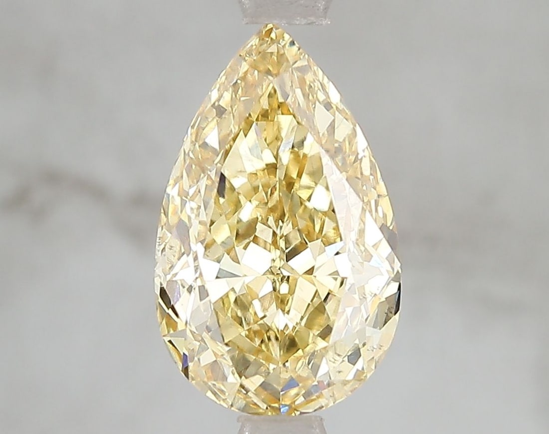 Loose Diamond - PEAR 3.02ct Fancy Intense Yellow VS2 (1 of 1)