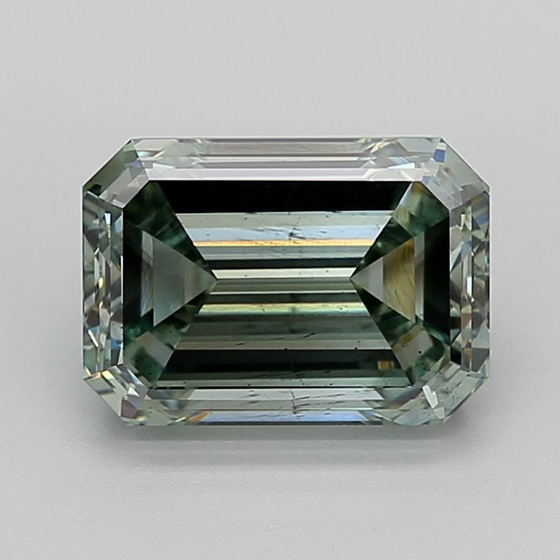 Loose Diamond - EMERALD 3.23ct Fancy Intense Green SI1 (1 of 1)