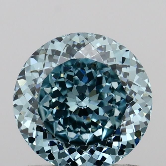 Loose Diamond - ROUND 1.01ct Fancy Vivid Blue VS1 (1 of 1)