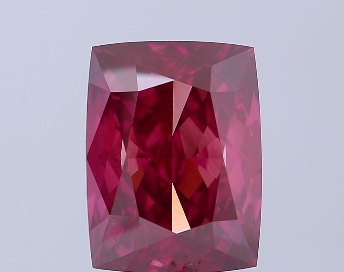 Loose Diamond - CUSHION MODIFIED 10.03ct Fancy Deep Pink VS2 (1 of 1)