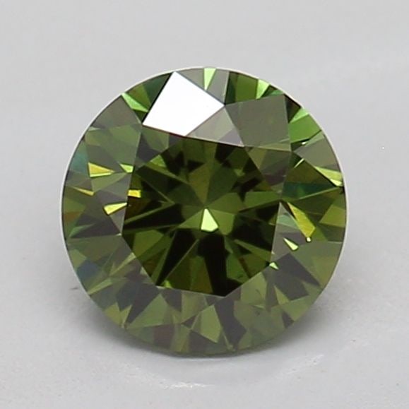 Loose Diamond - ROUND 0.63ct Fancy Vivid Green VS1: Loose Diamond - ROUND 0.63ct Fancy Vivid Green VS1 Source: This is a real non-mined Diamond that has been grown in a lab Shape: ROUND Carats: 0.63 Color: Fancy Vivid Green Certification: IGI The