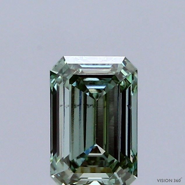 Loose Diamond - EMERALD 1.03ct Fancy Vivid Green VS2: Loose Diamond - EMERALD 1.03ct Fancy Vivid Green VS2 Source: This is a real non-mined Diamond that has been grown in a lab Shape: EMERALD Carats: 1.03 Color: Fancy Vivid Green Certification: IGI