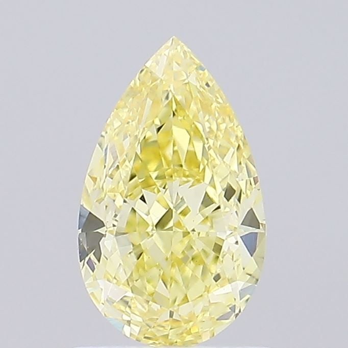 Loose Diamond - PEAR 1.11ct Fancy Intense Yellow VS1: Loose Diamond - PEAR 1.11ct Fancy Intense Yellow VS1 Source: This is a real non-mined Diamond that has been grown in a lab Shape: PEAR Carats: 1.11 Color: Fancy Intense Yellow Certification: IGI