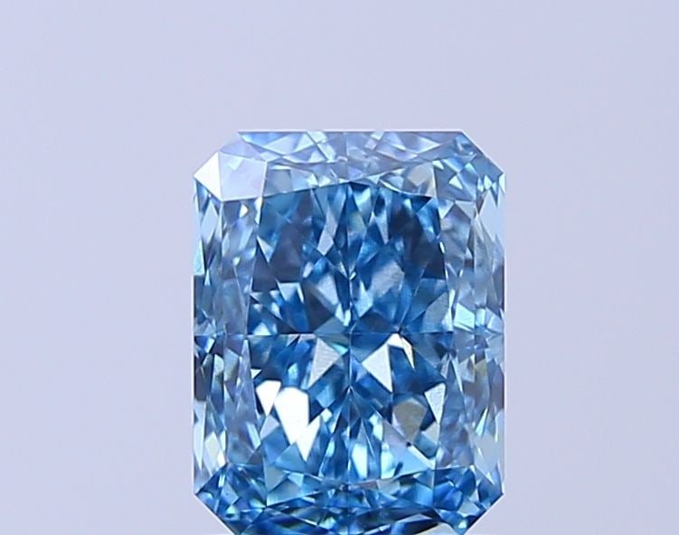 Loose Diamond - RADIANT 1.66ct Fancy Vivid Blue VS2: Loose Diamond - RADIANT 1.66ct Fancy Vivid Blue VS2 Source: This is a real non-mined Diamond that has been grown in a lab Shape: RADIANT Carats: 1.66 Color: Fancy Vivid Blue Certification: IGI Video: