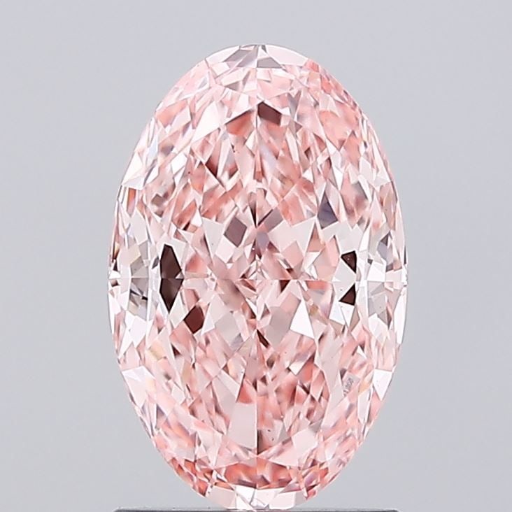 Loose Diamond - OVAL 1.57ct Fancy Intense Pink VS1: Loose Diamond - OVAL 1.57ct Fancy Intense Pink VS1 Source: This is a real non-mined Diamond that has been grown in a lab Shape: OVAL Carats: 1.57 Color: Fancy Intense Pink Certification: IGI Video:
