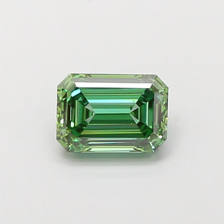 Loose Diamond - EMERALD 1.1ct Fancy Vivid Green VS1 (1 of 1)