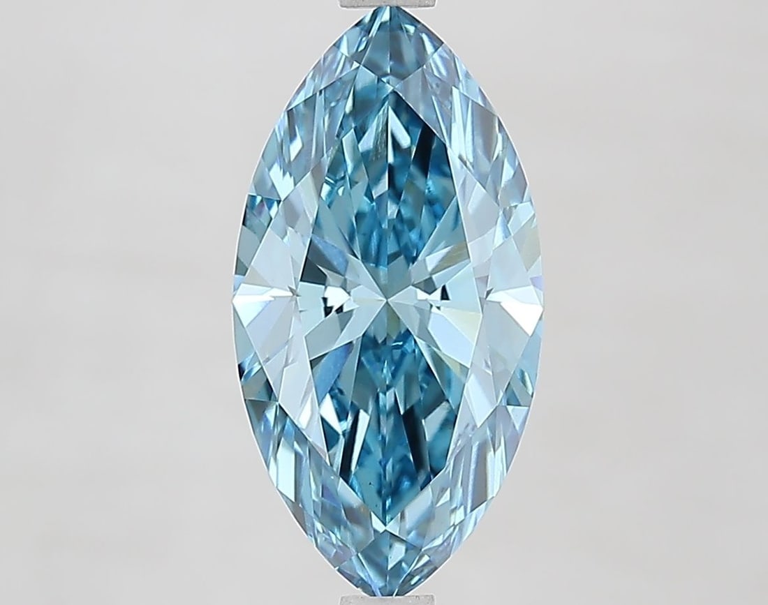 Loose Diamond - MARQUISE 2.51ct Fancy Vivid Blue VS1: Loose Diamond - MARQUISE 2.51ct Fancy Vivid Blue VS1 Source: This is a real non-mined Diamond that has been grown in a lab Shape: MARQUISE Carats: 2.51 Color: Fancy Vivid Blue Certification: IGI