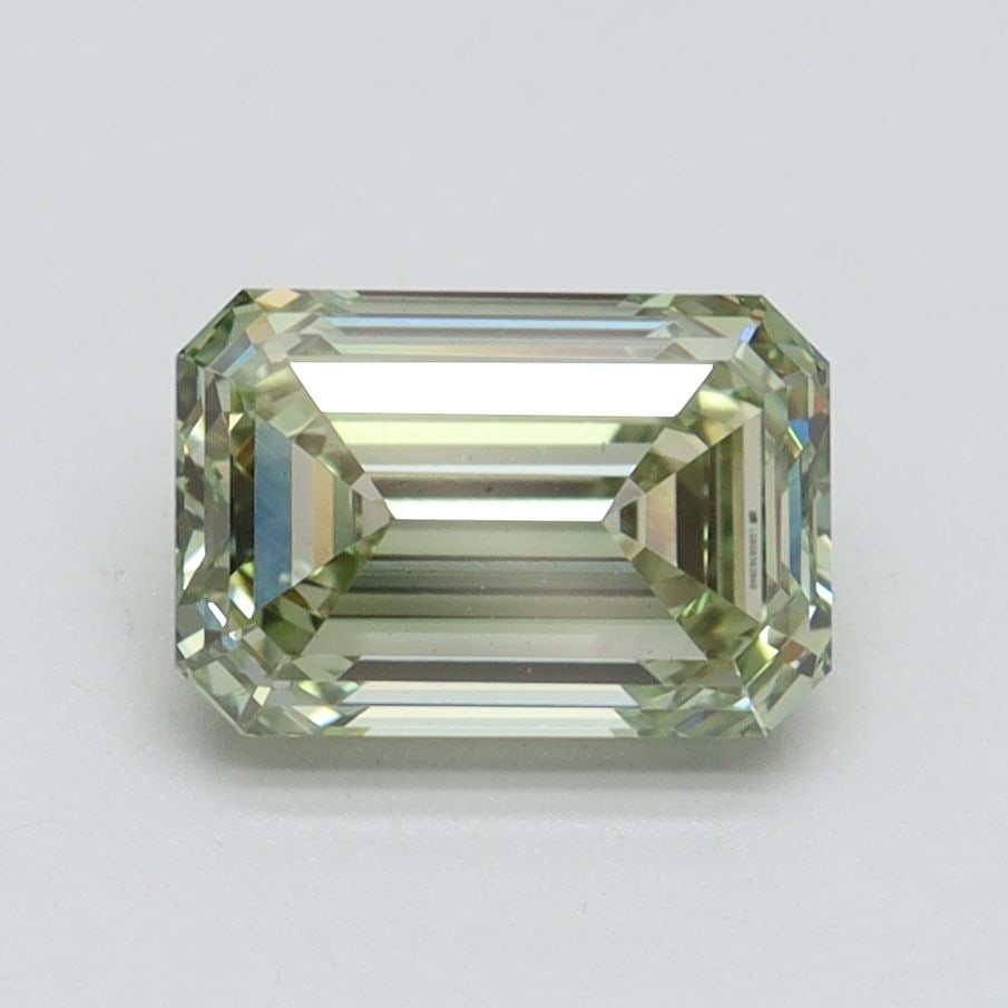 Loose Diamond - EMERALD 1.59ct Fancy Intense Green VS1: Loose Diamond - EMERALD 1.59ct Fancy Intense Green VS1 Source: This is a real non-mined Diamond that has been grown in a lab Shape: EMERALD Carats: 1.59 Color: Fancy Intense Green Certification: IGI